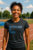 Women's Classic Navy Three Line T-Shirts