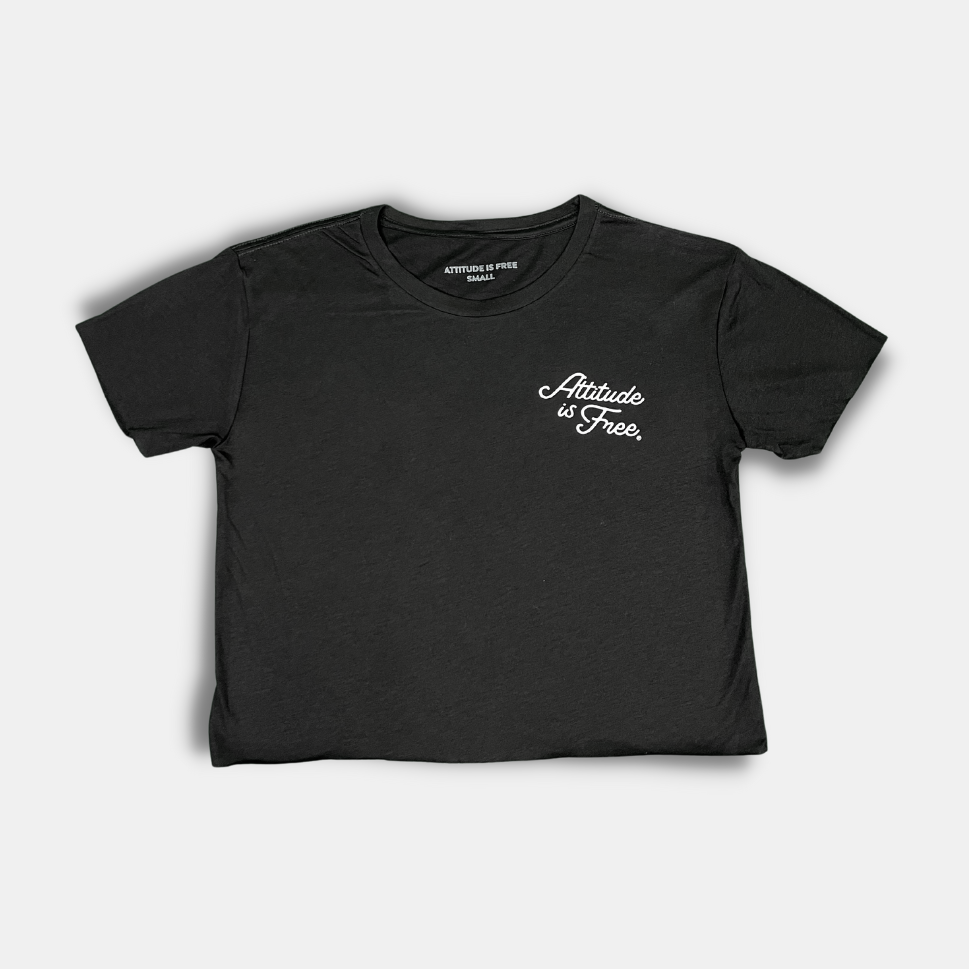 Women's Script Cropped T-Shirt