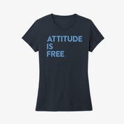 Women's Classic Navy Three Line T-Shirts