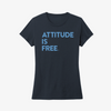 Women's Classic Navy Three Line T-Shirts