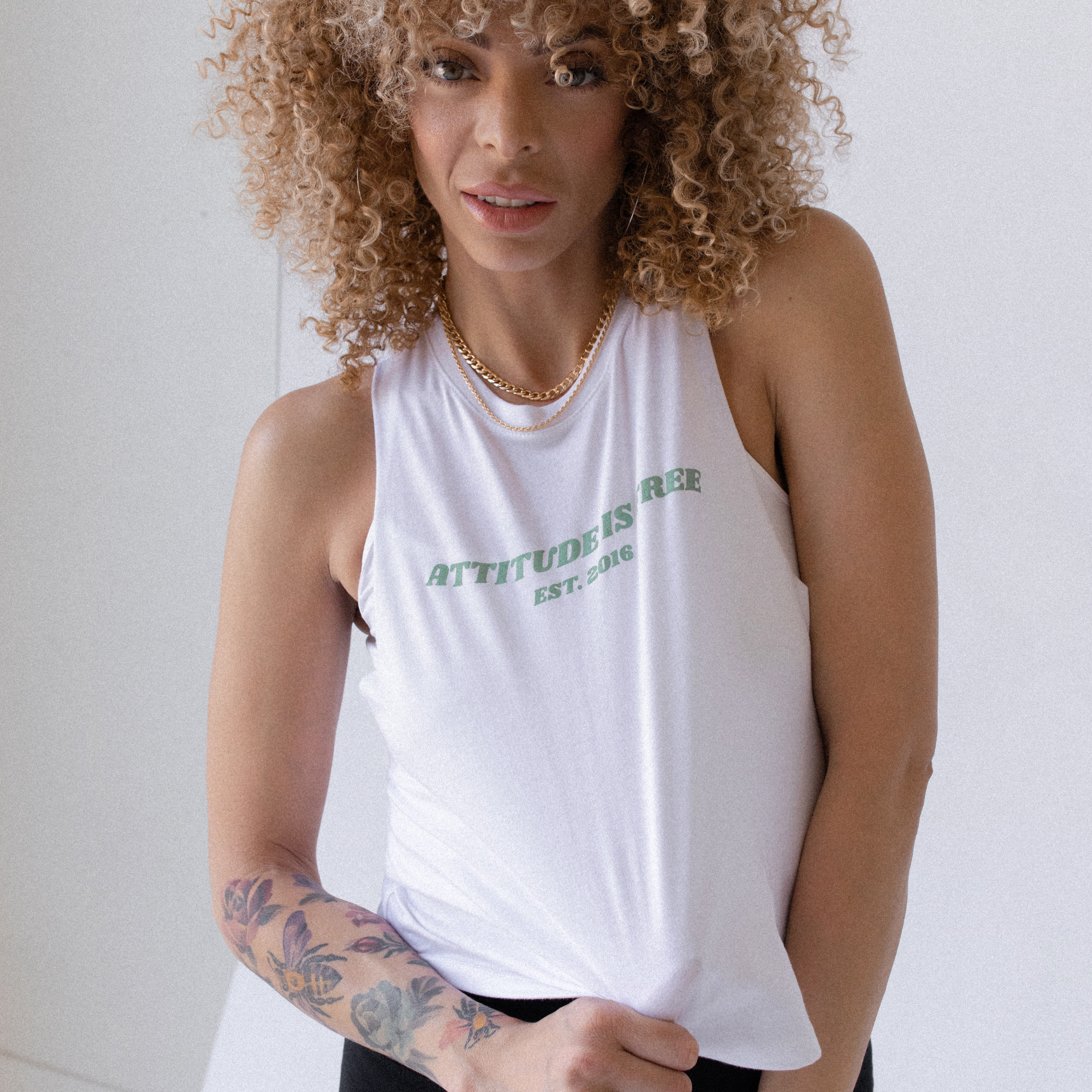 Wave Cropped Tank