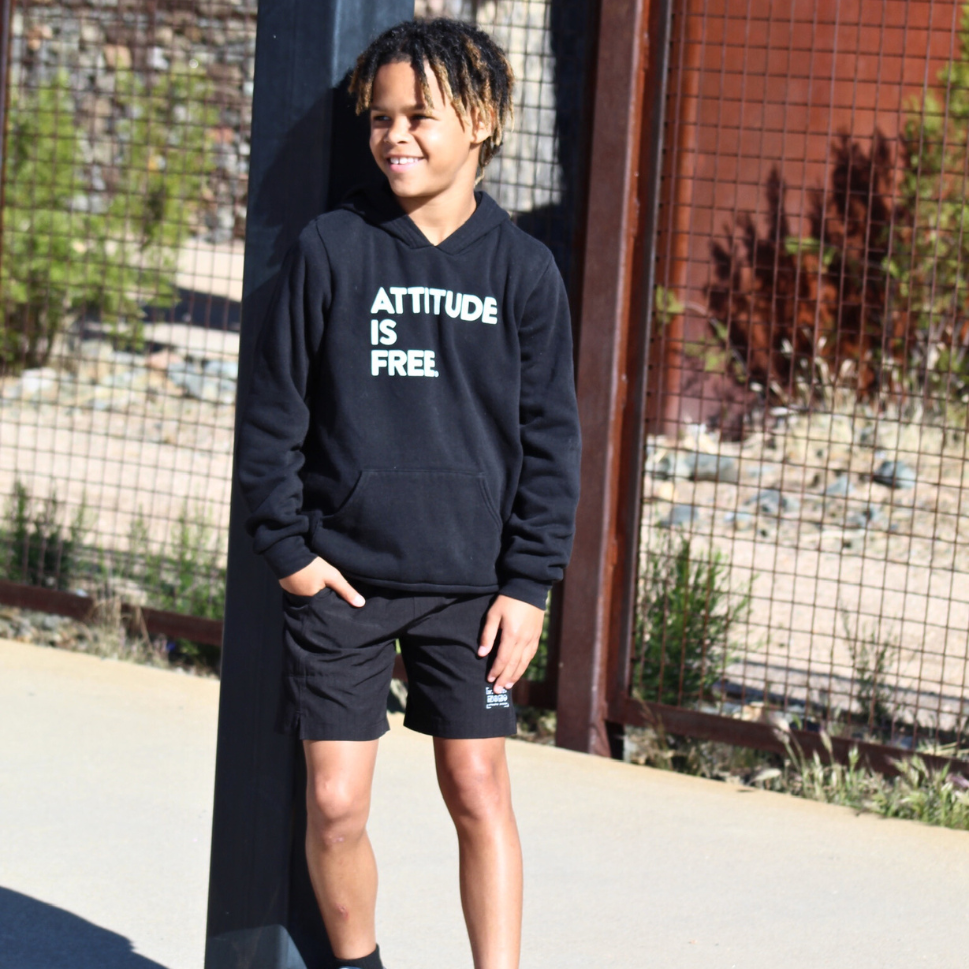 Youth Three-Line Pullover Hoodie