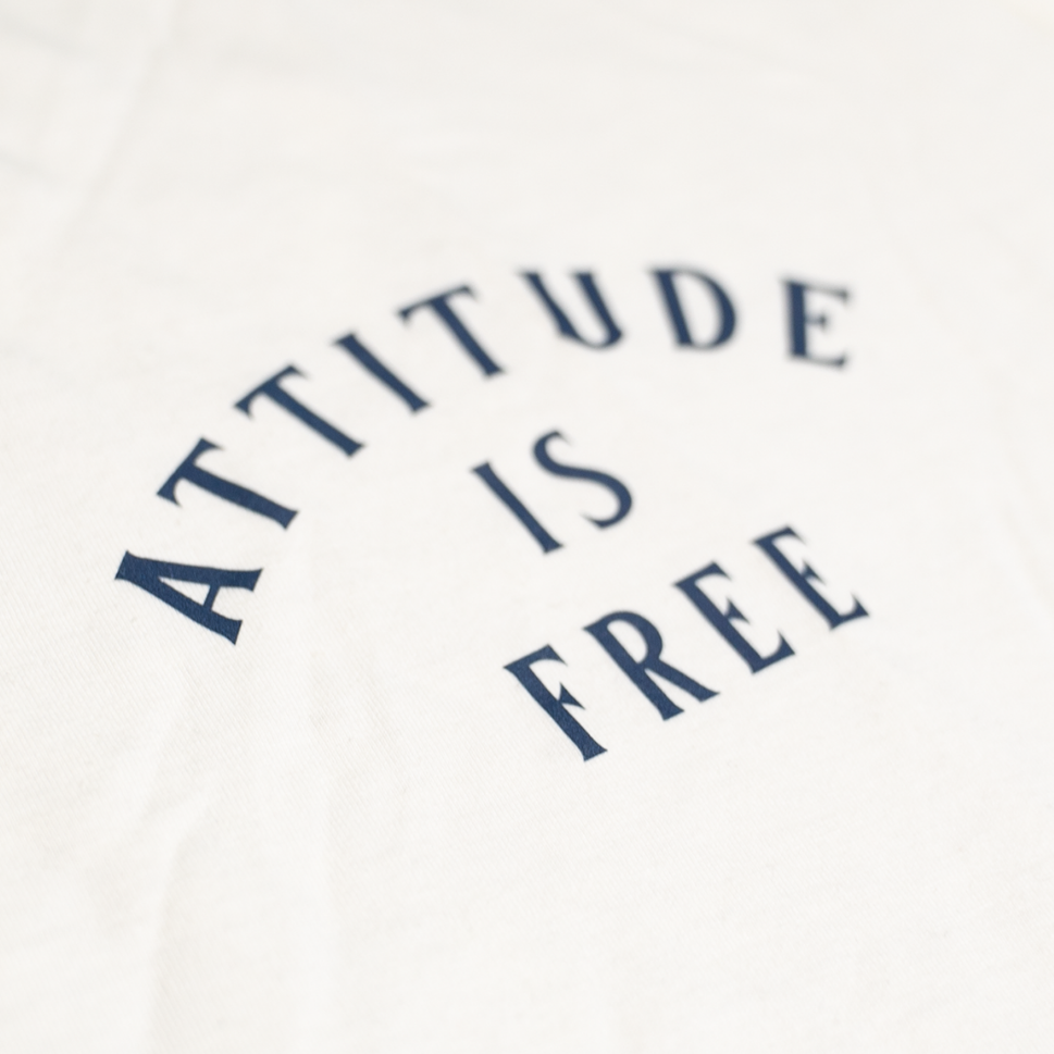 Attitude is Free Men's 3-Line Arc T-Shirt