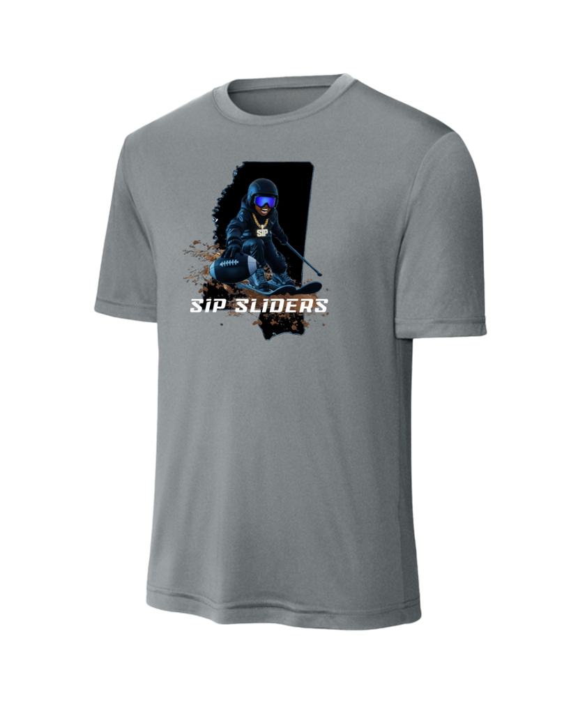 Unisex Sip Sliders Grey T-Shirt