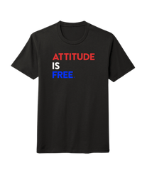Three Line USA Black T-Shirt