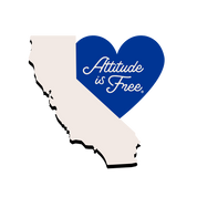 Women's Attitude is Free California Strong T-Shirt