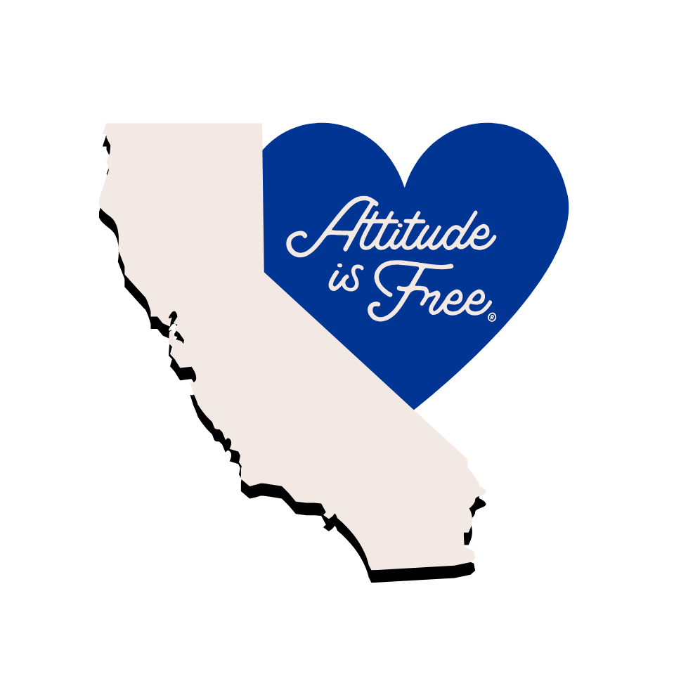 Women's Attitude is Free California Strong T-Shirt