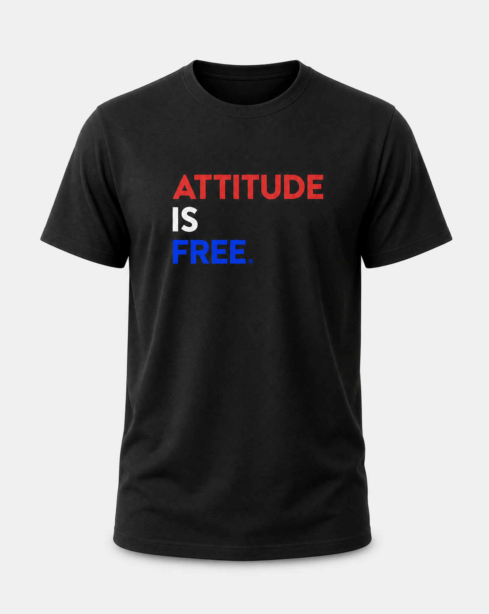 Three Line USA Black T-Shirt