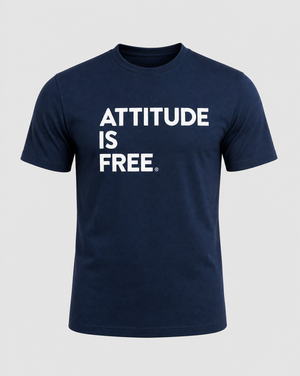 Men's Classic Three Line Navy T-Shirt