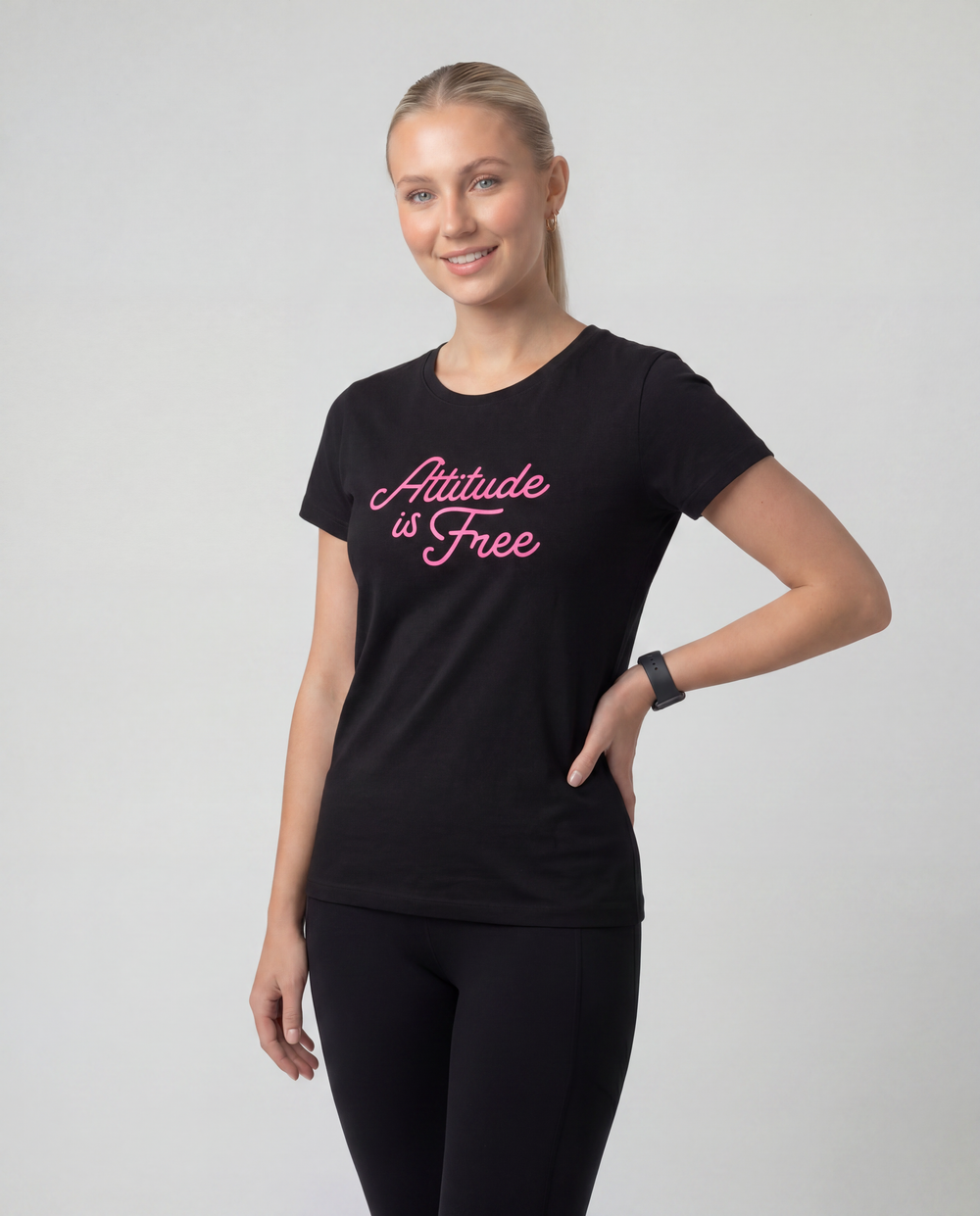Women's Strength in Pink T-Shirt