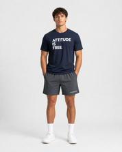 Men's Classic Three Line Navy T-Shirt
