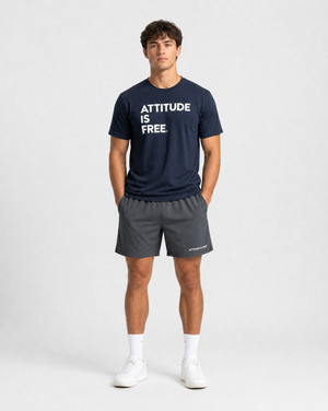 Men's Classic Three Line Navy T-Shirt