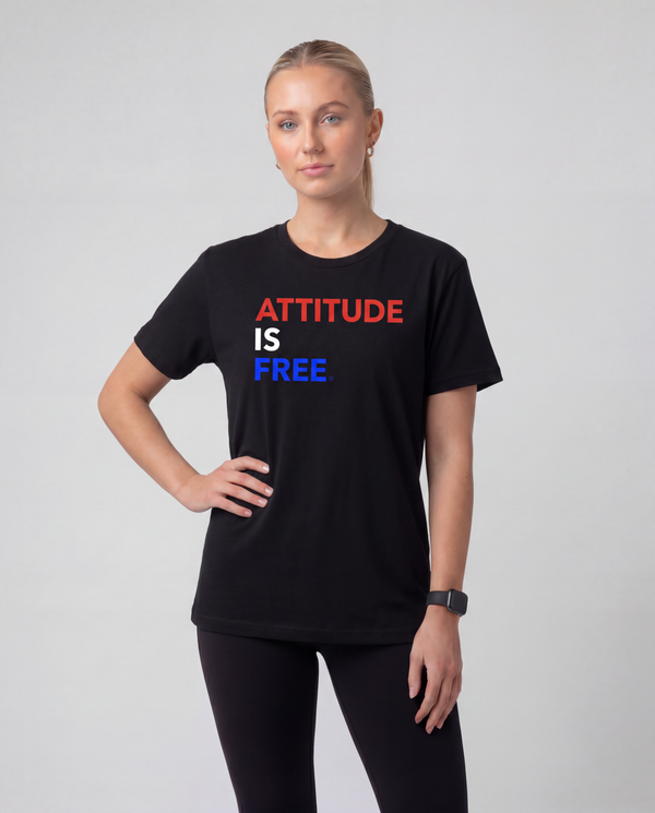 Three Line USA Black T-Shirt