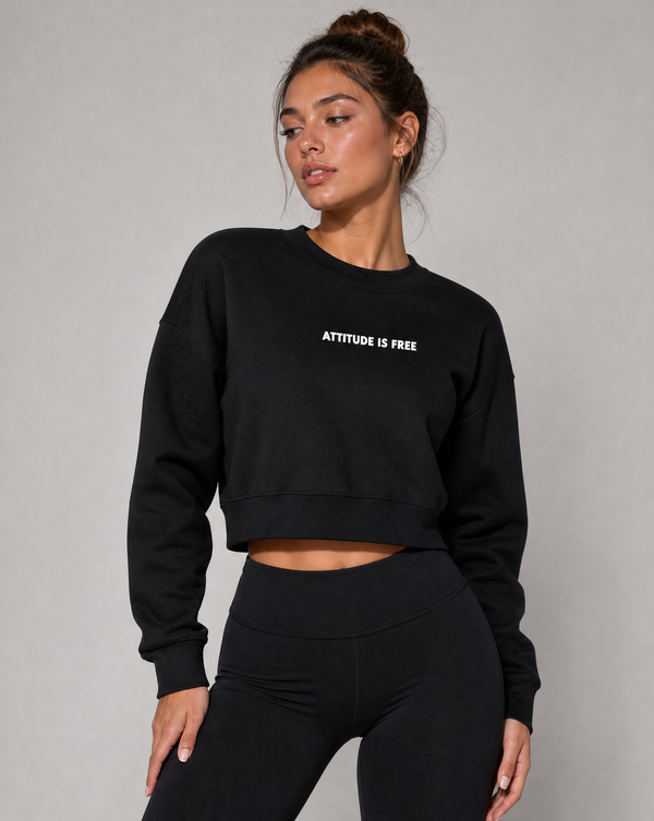 Women's Cropped Crewneck