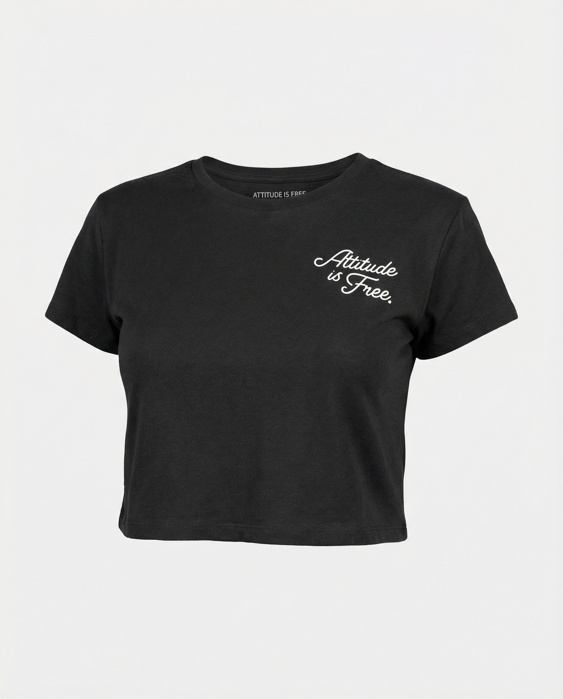 Women's Script Cropped T-Shirt