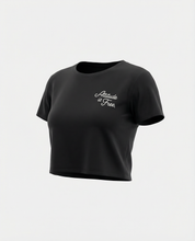 Women's Script Cropped T-Shirt