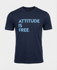 Men's Classic Three Line Navy T-Shirts