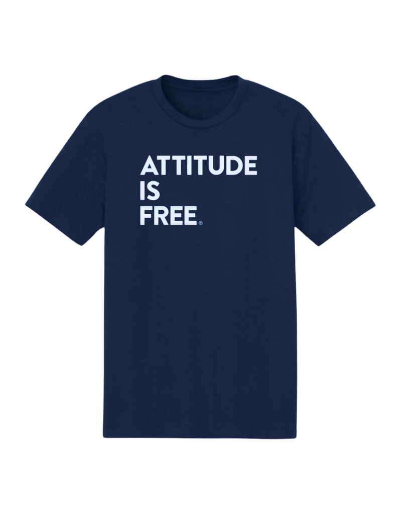 Men's Classic Three Line Navy T-Shirt