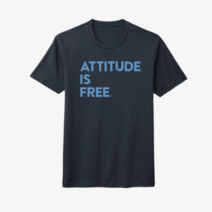 Men's Classic Three Line Navy T-Shirts
