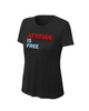Women's Zinger Baseball Black T-Shirt