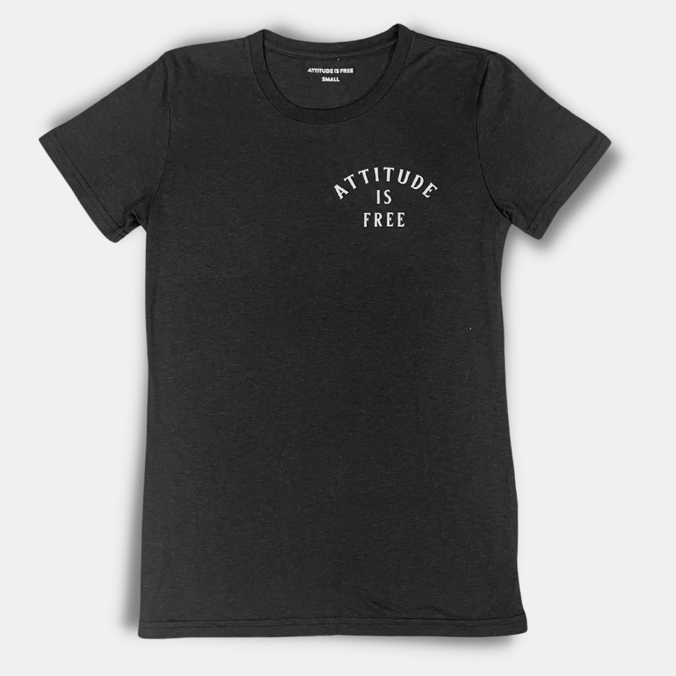 Attitude is Free Women's 3-Line Arc T-Shirt