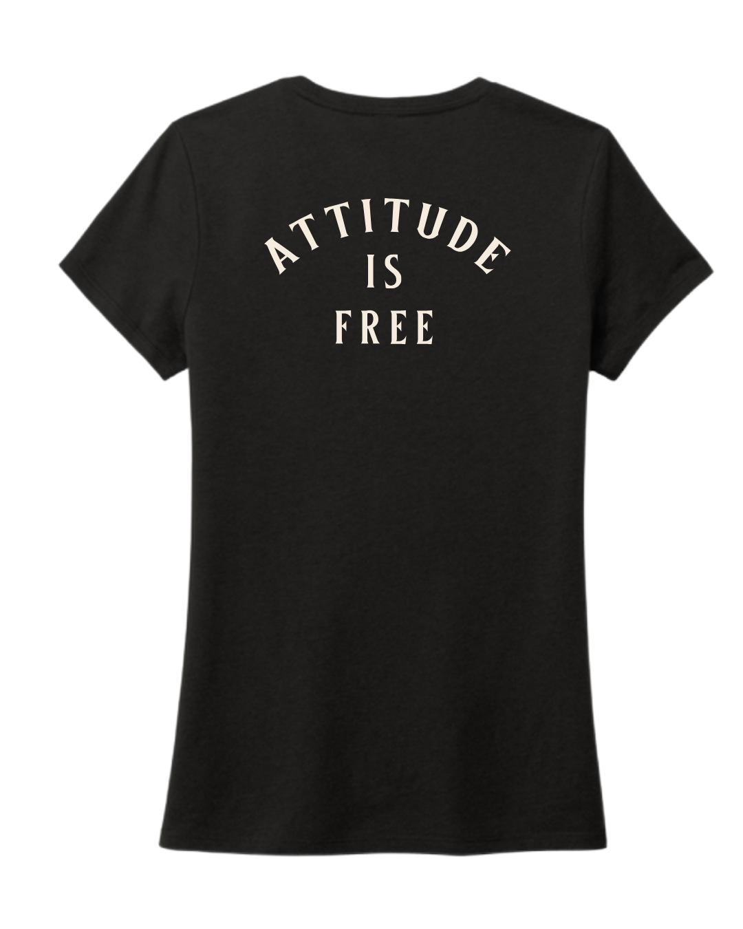 Attitude is Free Women's 3-Line Arc T-Shirt