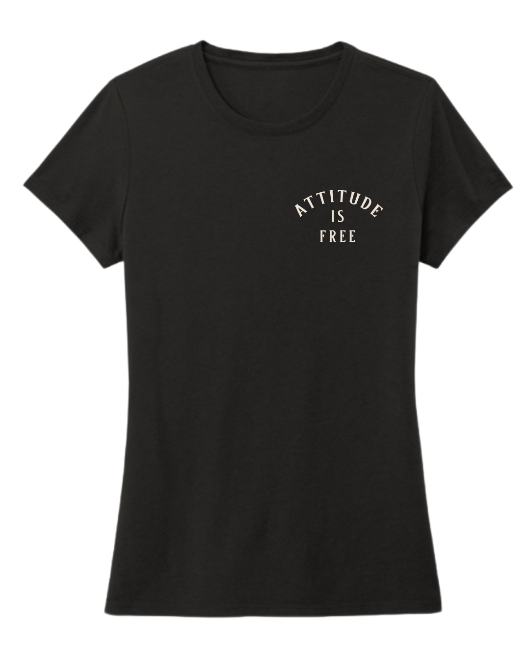 Attitude is Free Women's 3-Line Arc T-Shirt