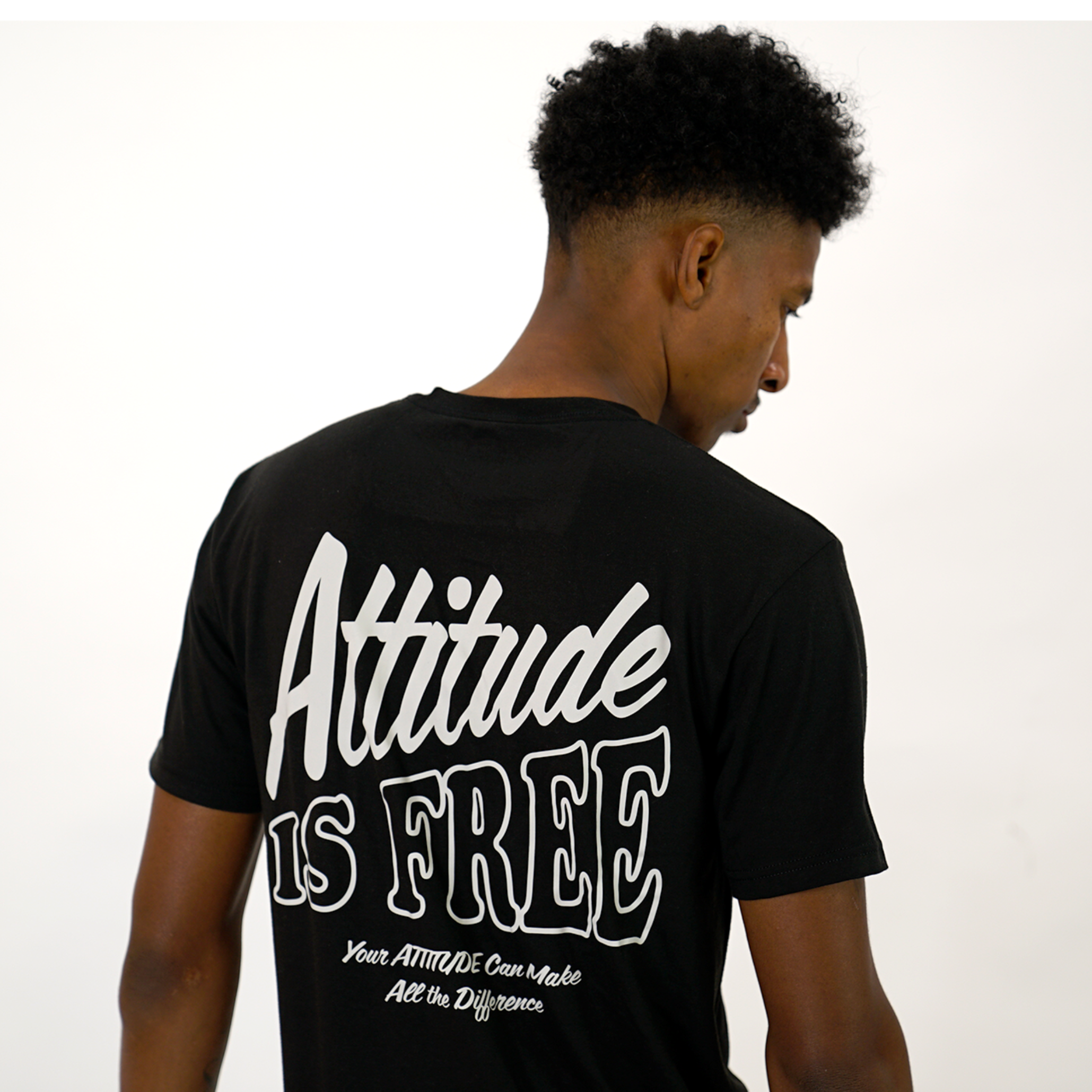 Attitude is Free Men's Script T-Shirt