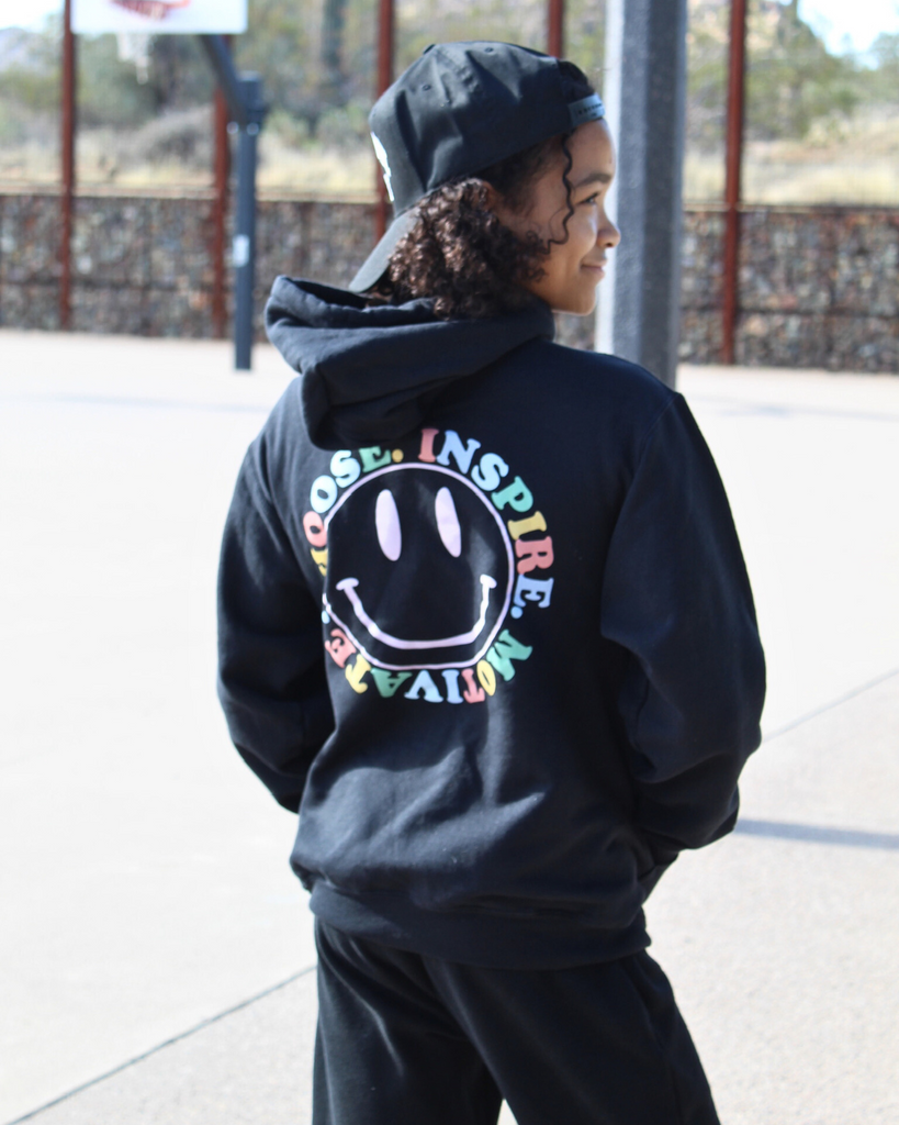 AIF Choose. Inspire. Motivate Black Hoodie
