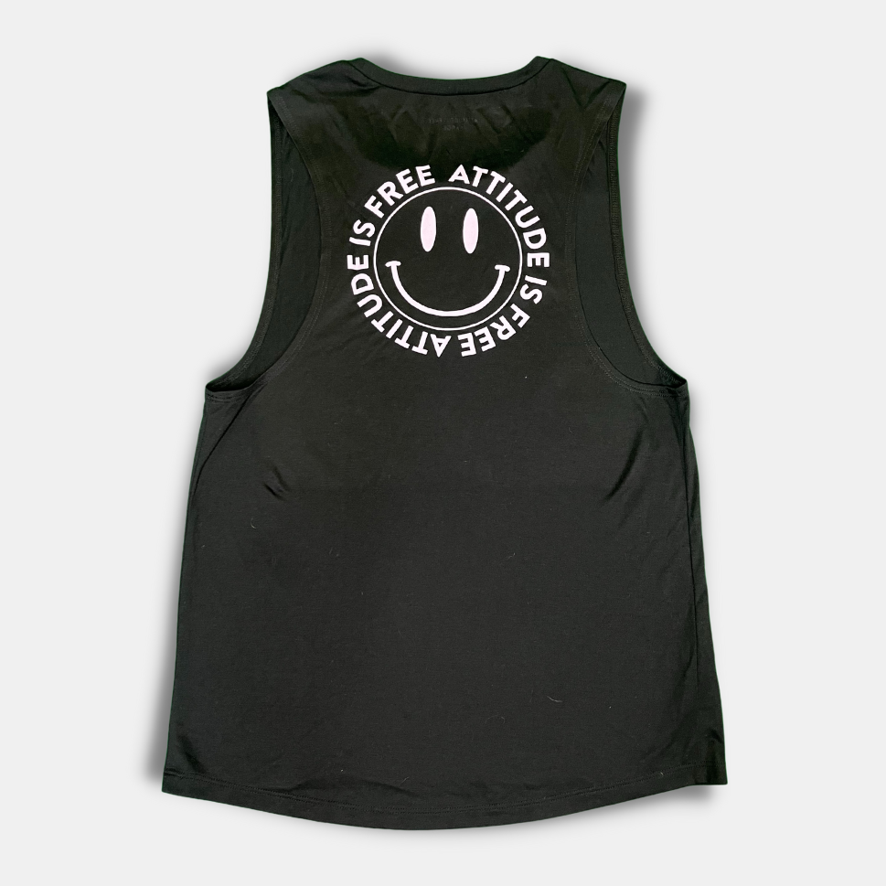 New Attitude Is Free Smiley Face Tank