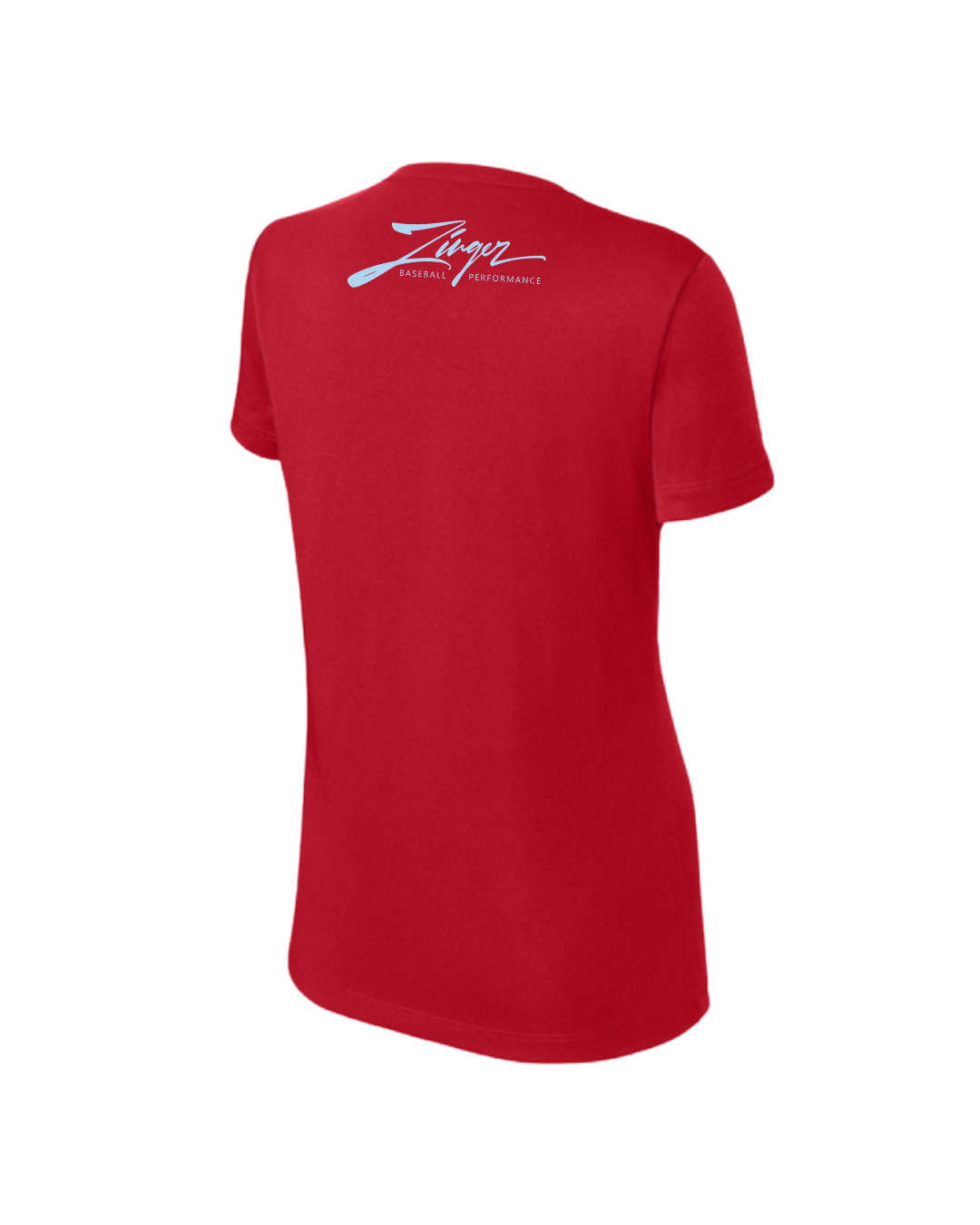 Women's Zinger Baseball Red T-Shirt