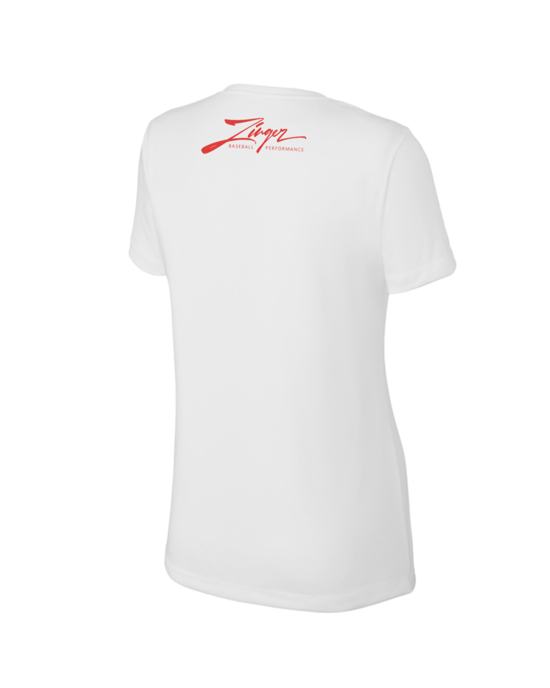 Women's Zinger Baseball White T-Shirt