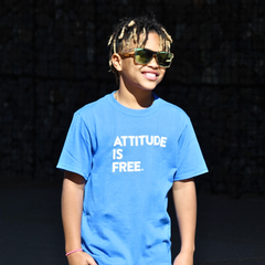 Youth Three-Line Blue T-Shirt