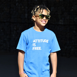 Youth Three-Line Blue T-Shirt