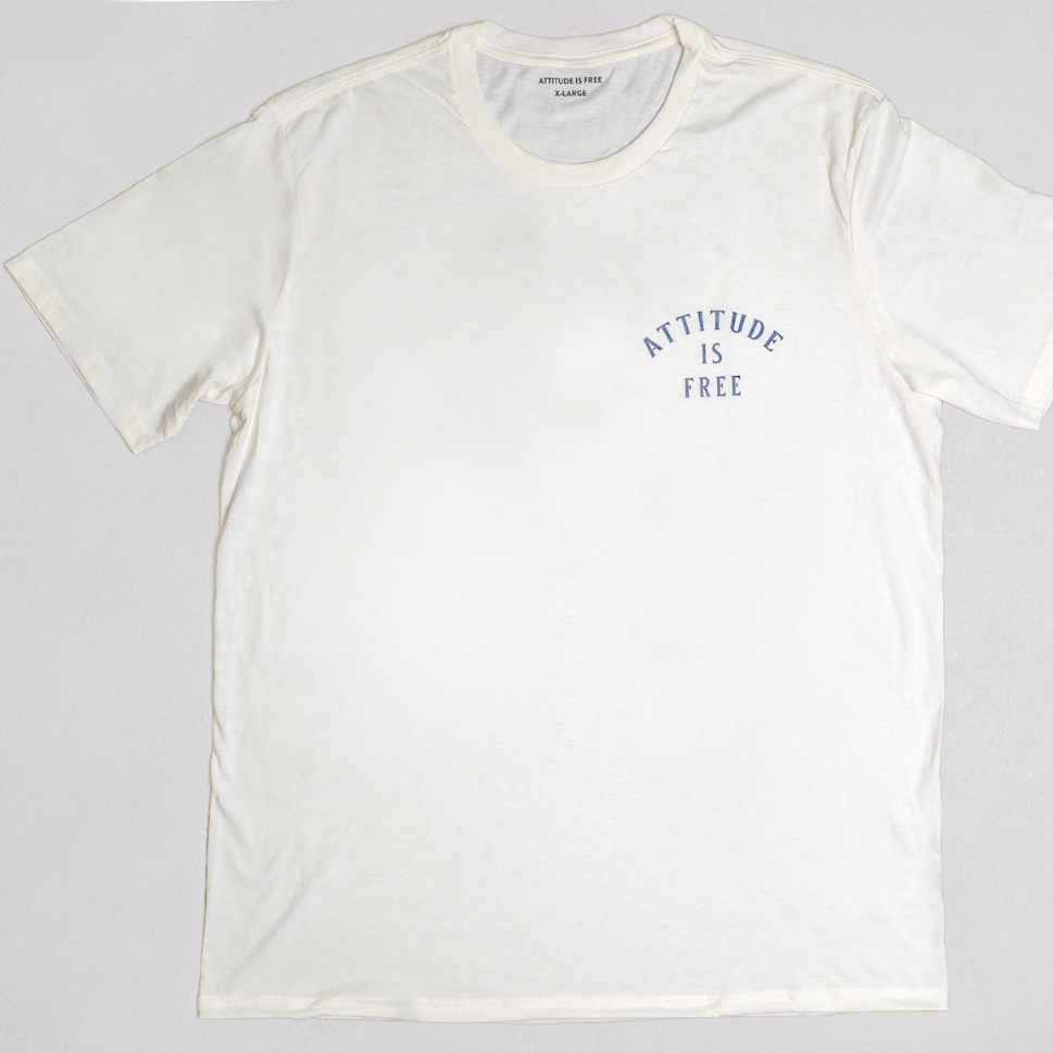 Attitude is Free Men's 3-Line Arc T-Shirt