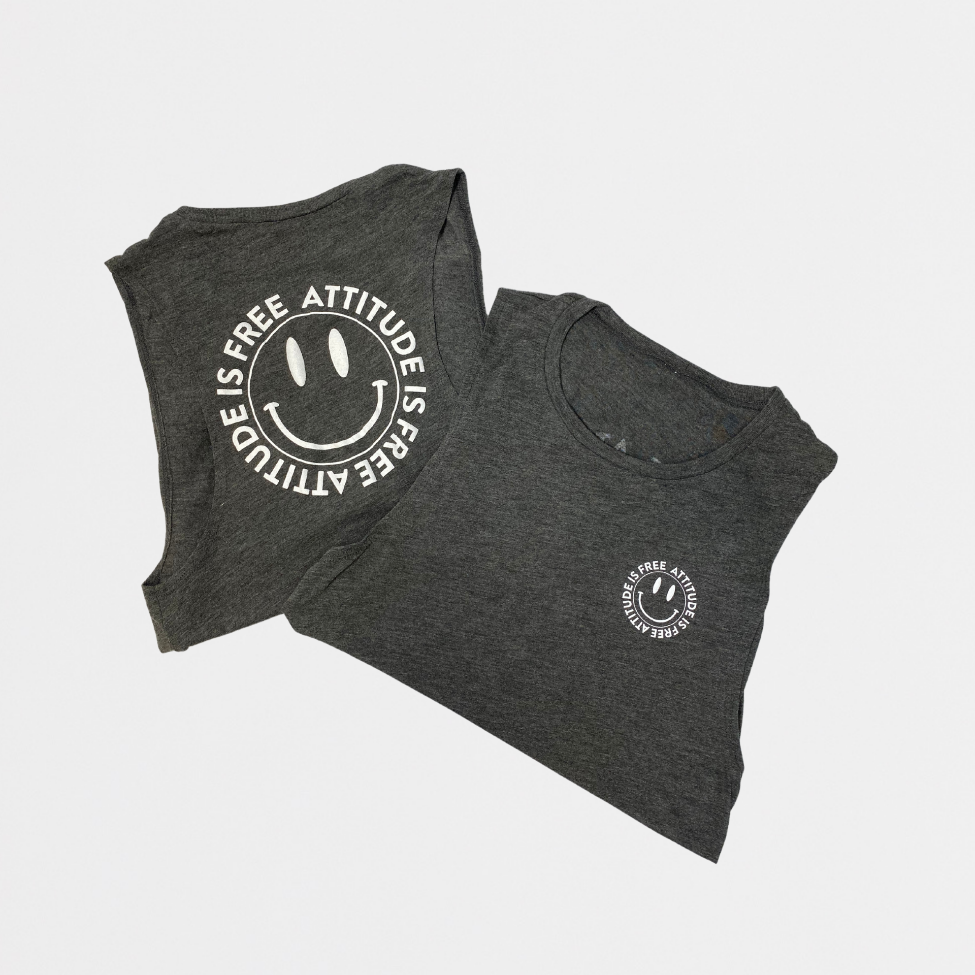 New Attitude Is Free Smiley Face Tank