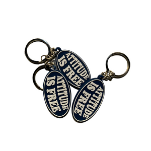 Attitude Is Free Keychain