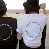 Women's "Motivated" Box Tee