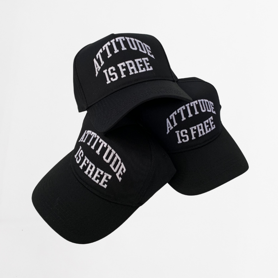 Attitude Is Free Structured Hat